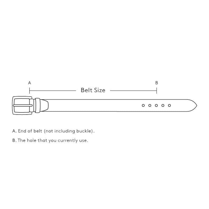 Milano Chocolate - Leather Belt