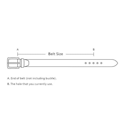 Genova Tan Leather Belt