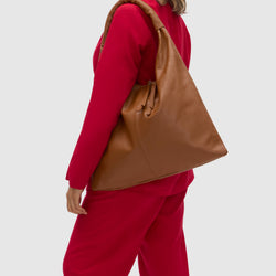 Elizabeth Tan Hobo Leather Bag