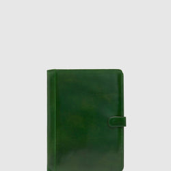 Imperial Green - Clip On A4 Leather Compendiium