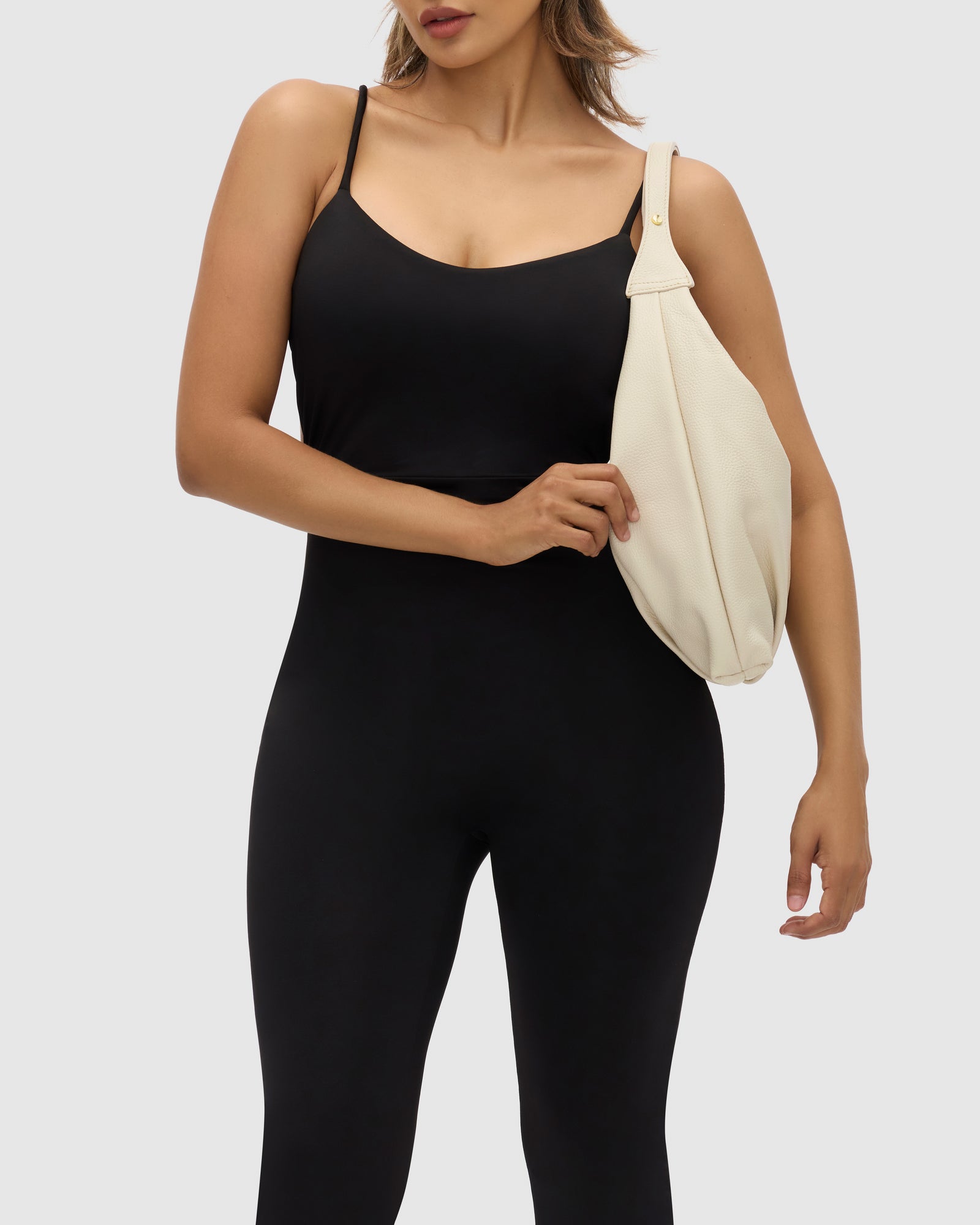 Penelope Milk Leather Shoulder Bag