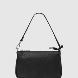 Laila Black Leather Handbag