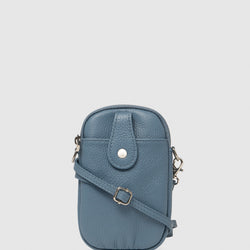 Ava Celeste Leather Crossbody Bag