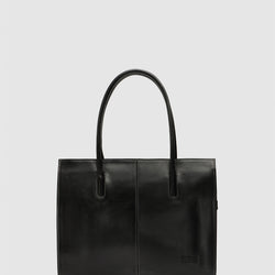 Florence Black - Leather Tote Work Bag