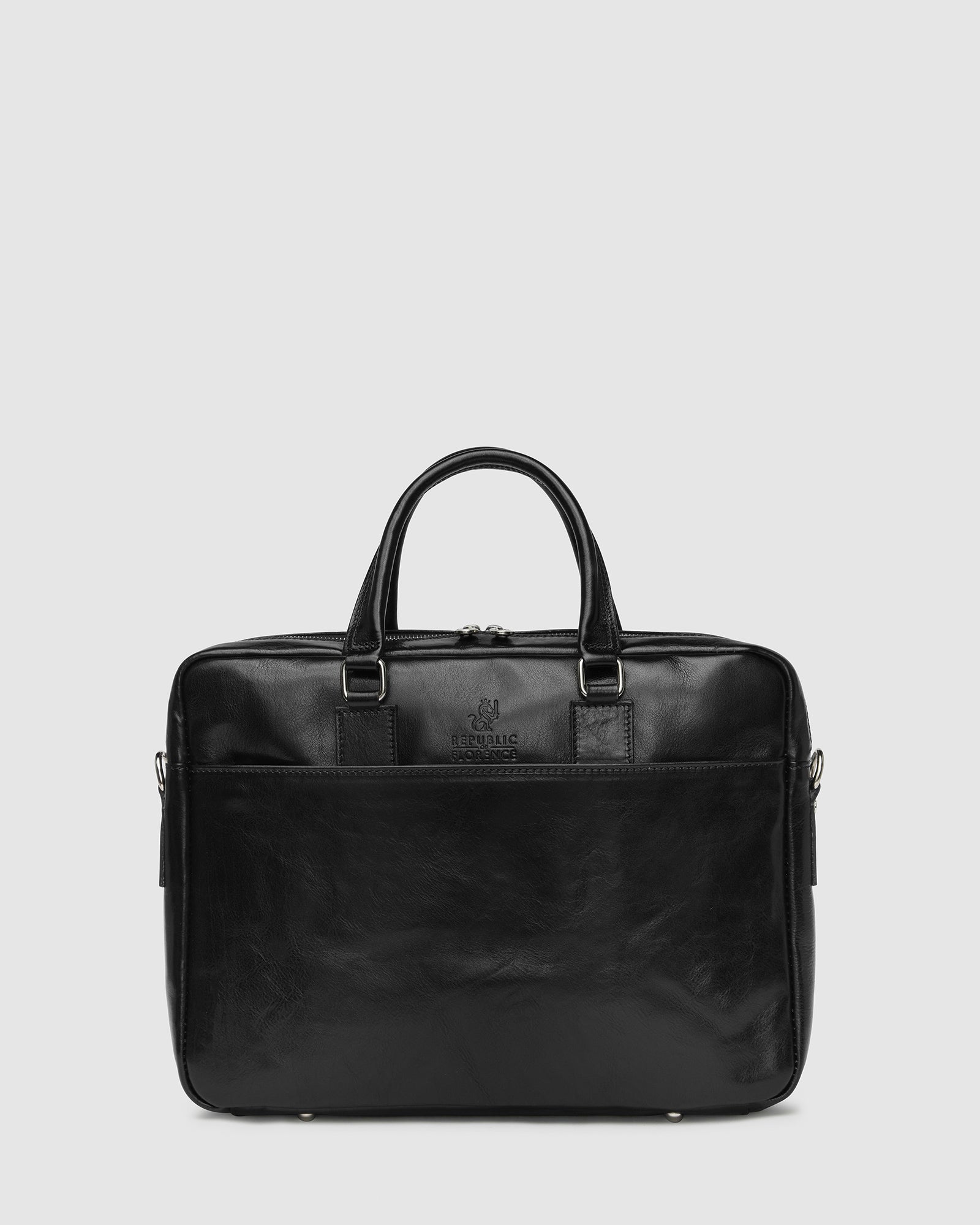 Tokyo Black - Leather Case single compartment