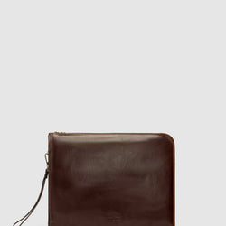 Charta Brown - Leather Document Holder 13" laptop