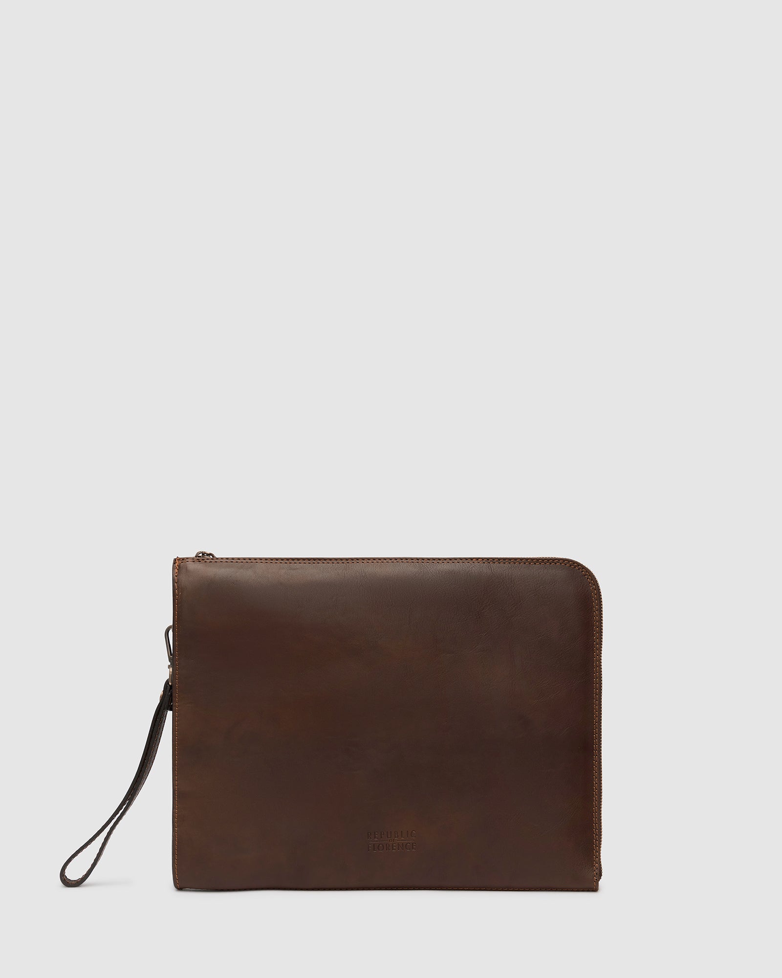 Charta Choc Matt - Leather Document Holder - 13' laptop