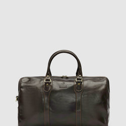 Beltrami Chocolate - Leather Weekender Bag