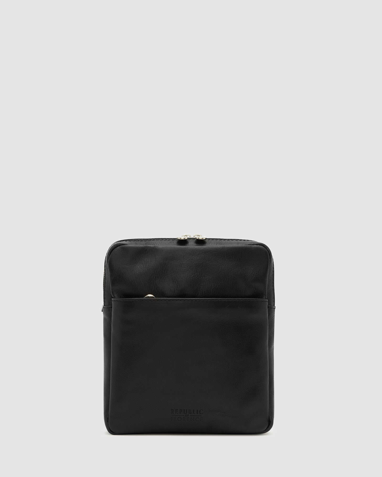 Gaius Black - Leather Satchel Bag