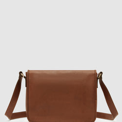 Aurelian Brown - Leather Messenger Bag