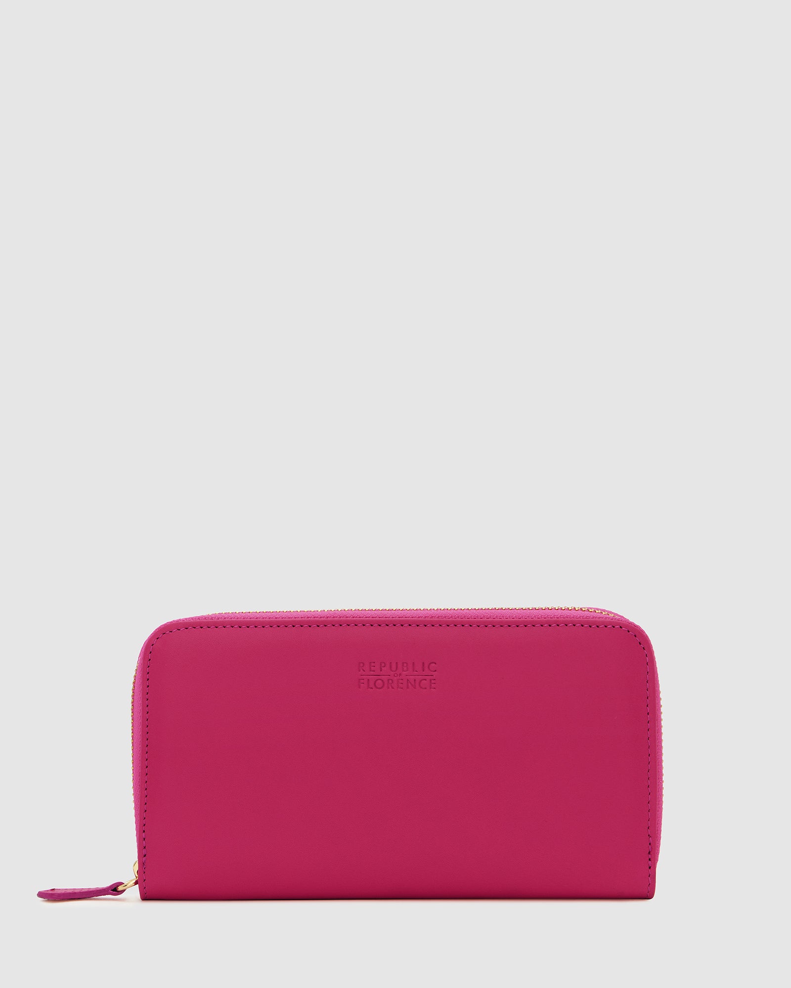 Mimi Fucshia - Leather Wallet