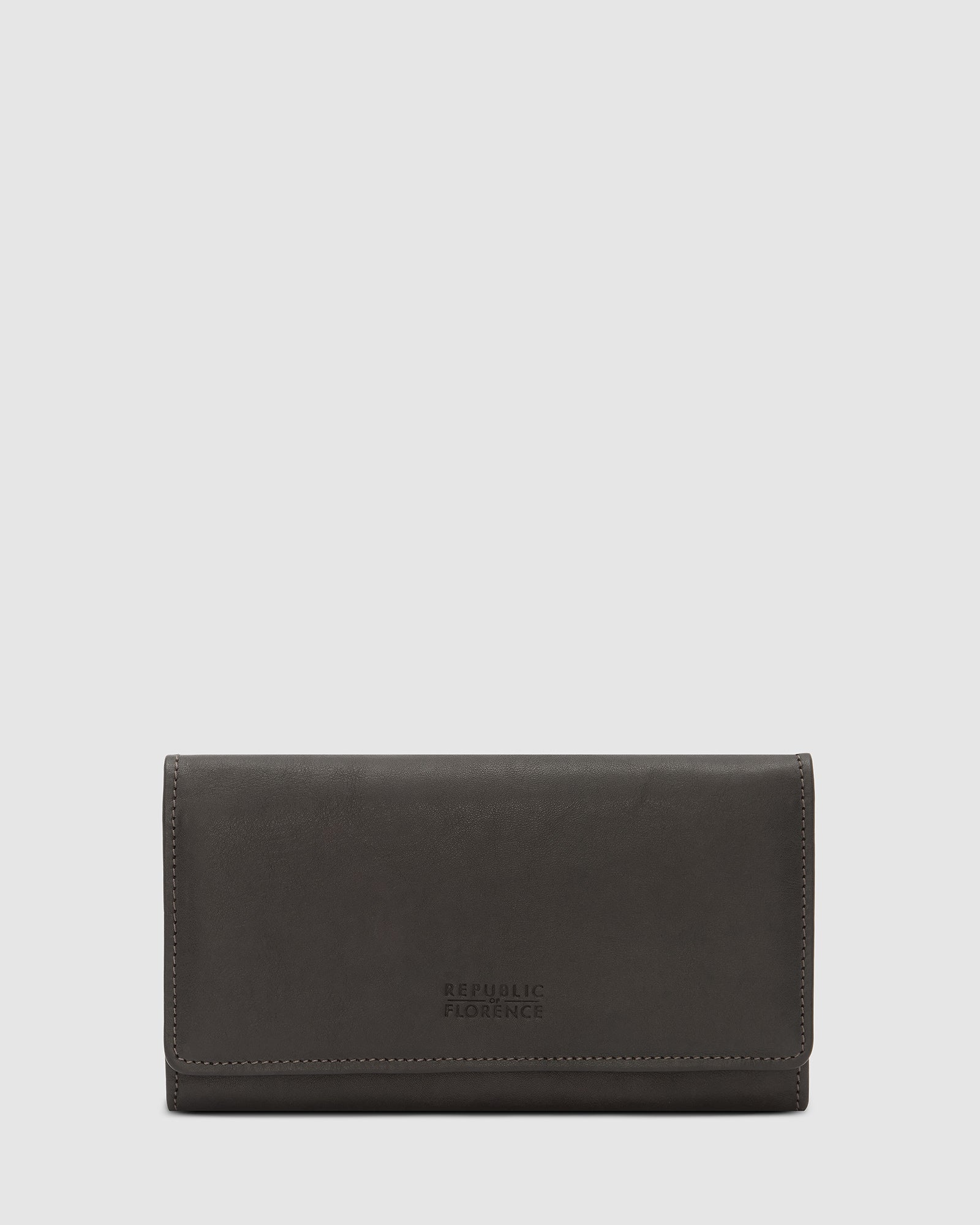 Carmen Chocolate Leather Wallet