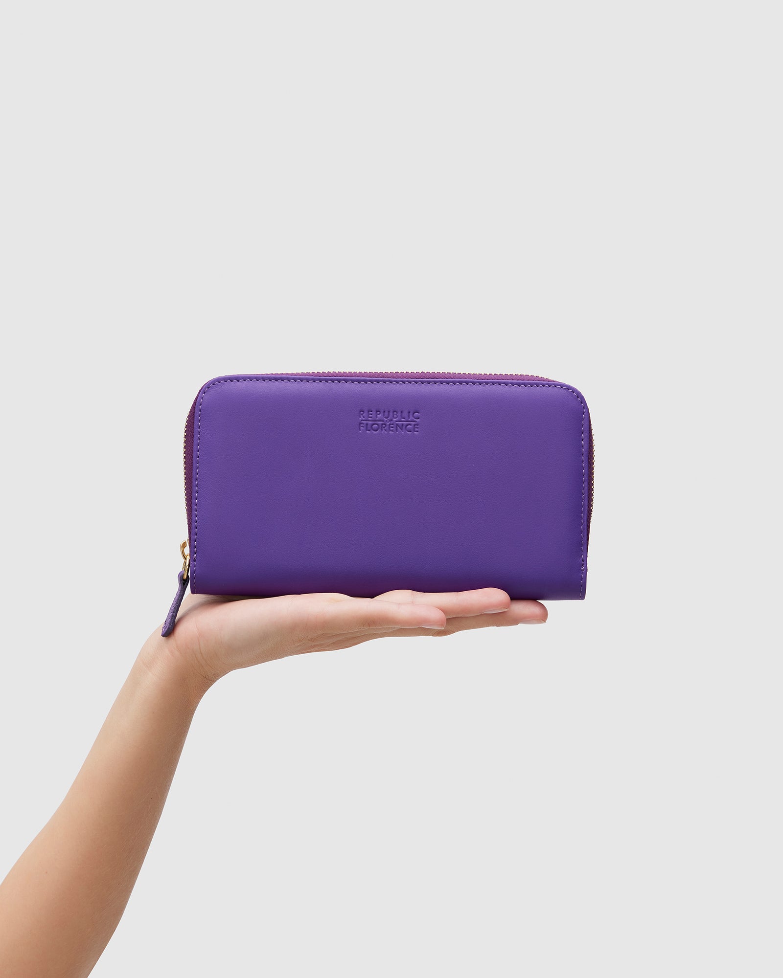 Mimi Purple - Leather Wallet