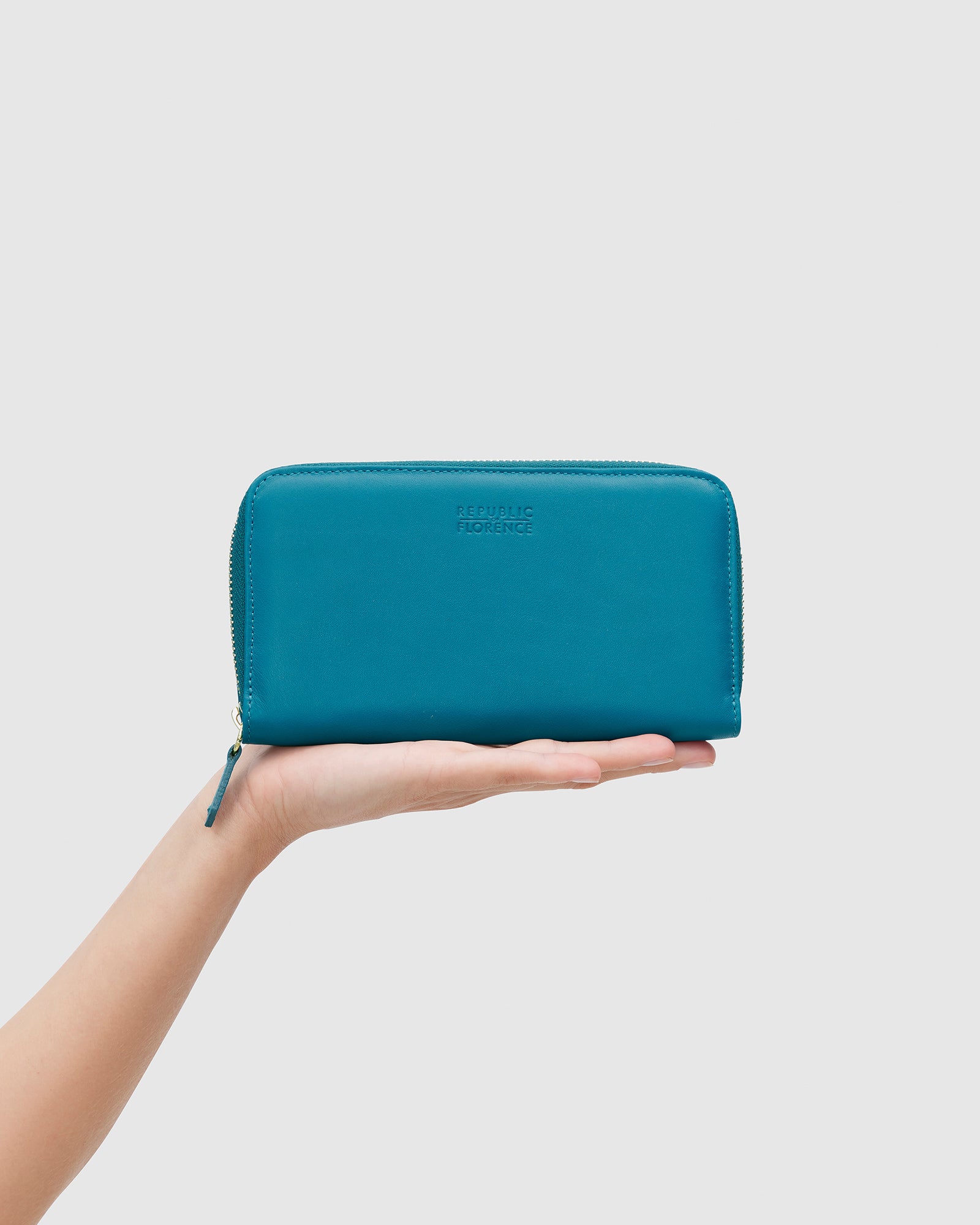 Mimi Turquoise - Leather Wallet
