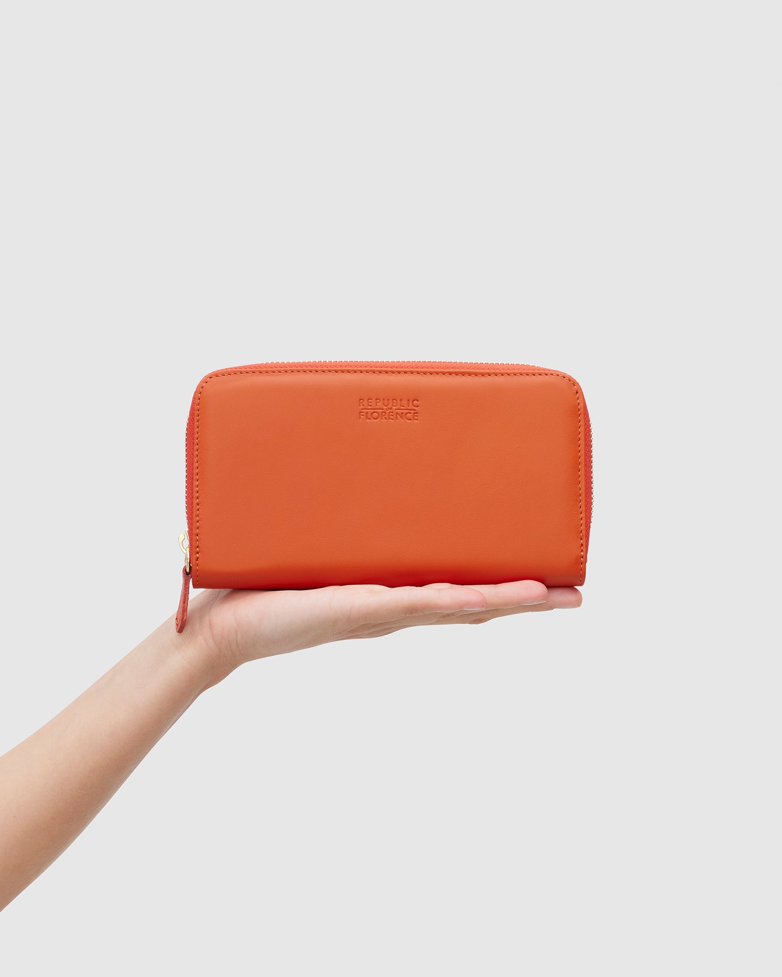 Mimi Orange - Leather Wallet