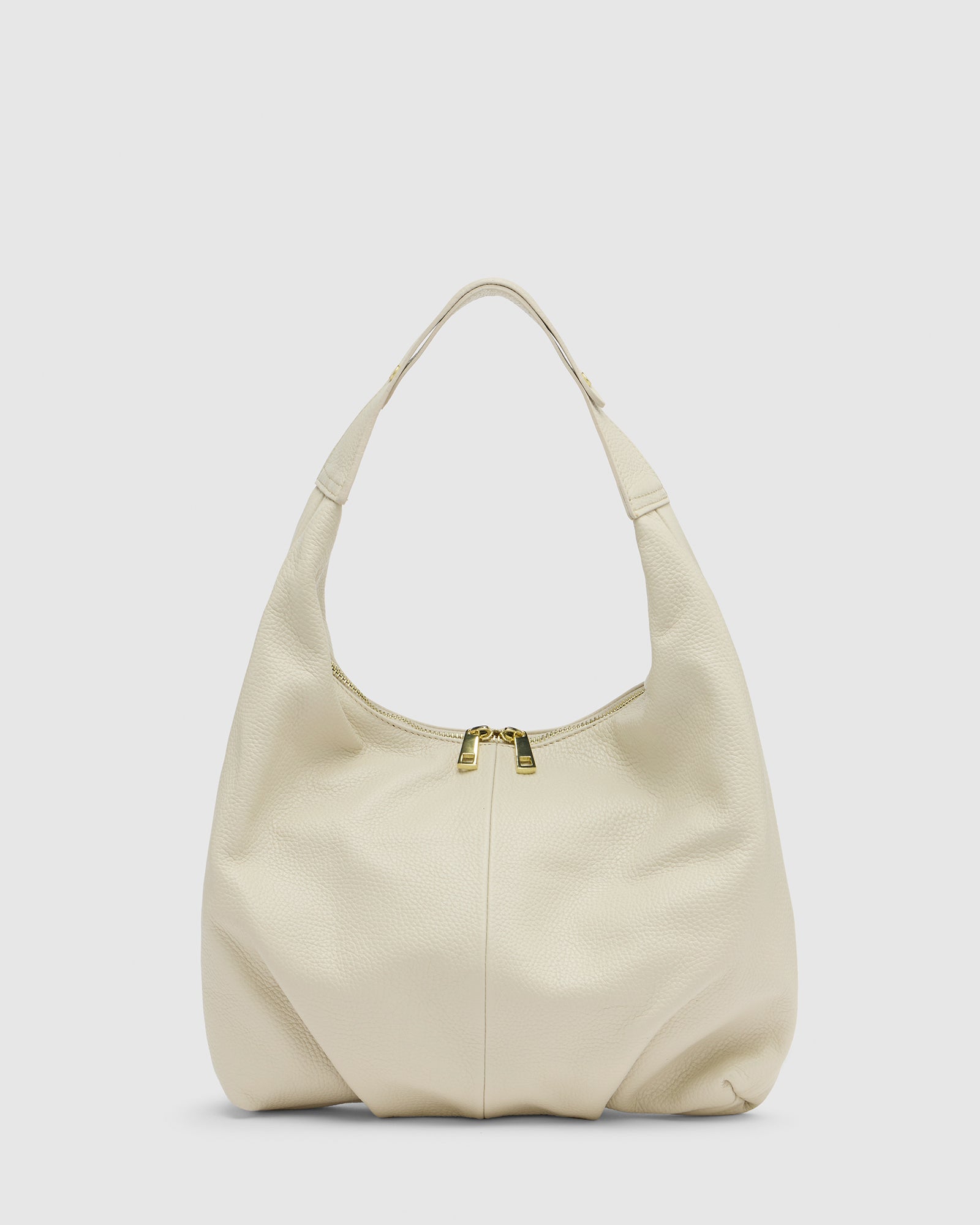 Penelope Milk Leather Shoulder Bag