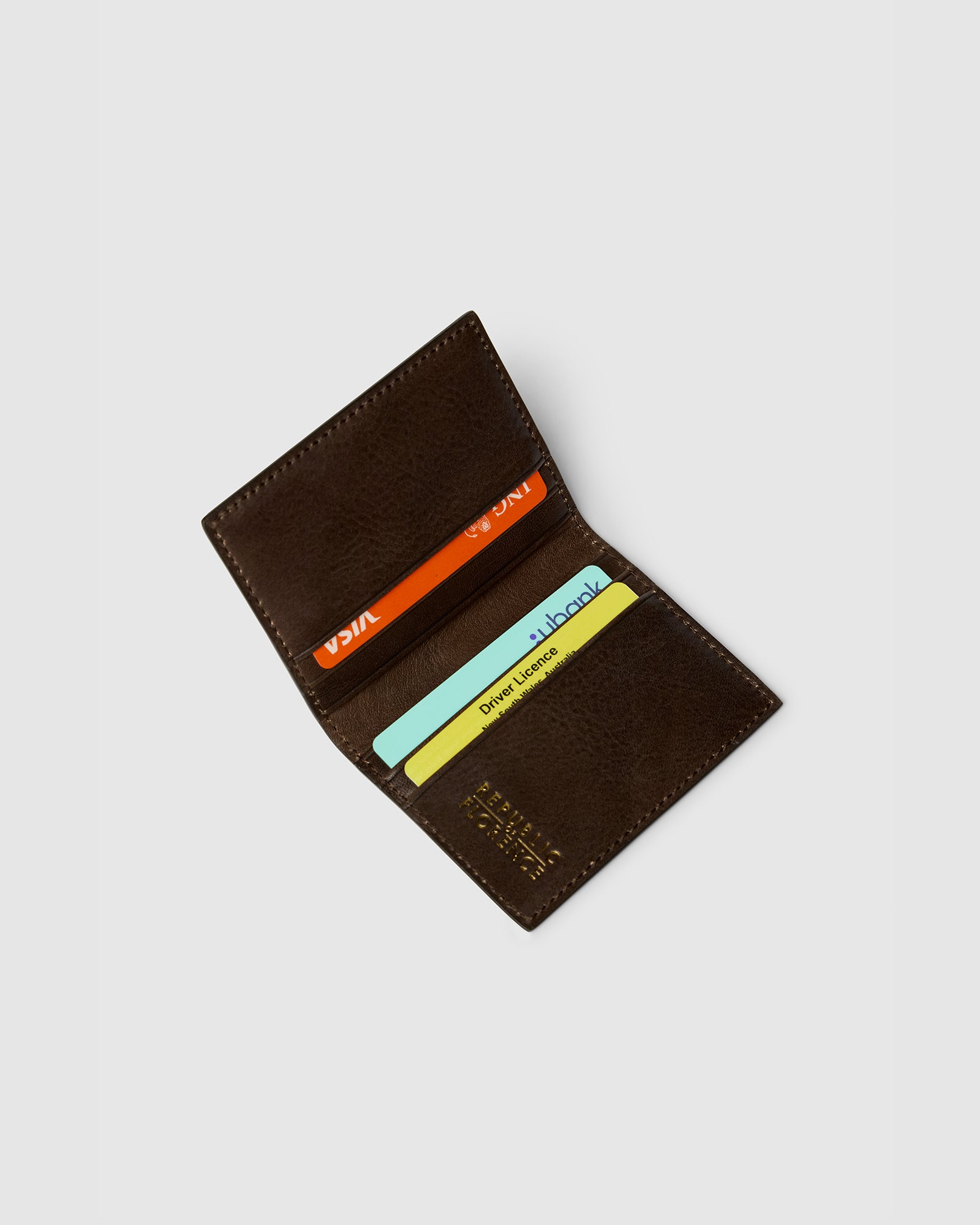 Vertical Card Holder Matt Chocolate