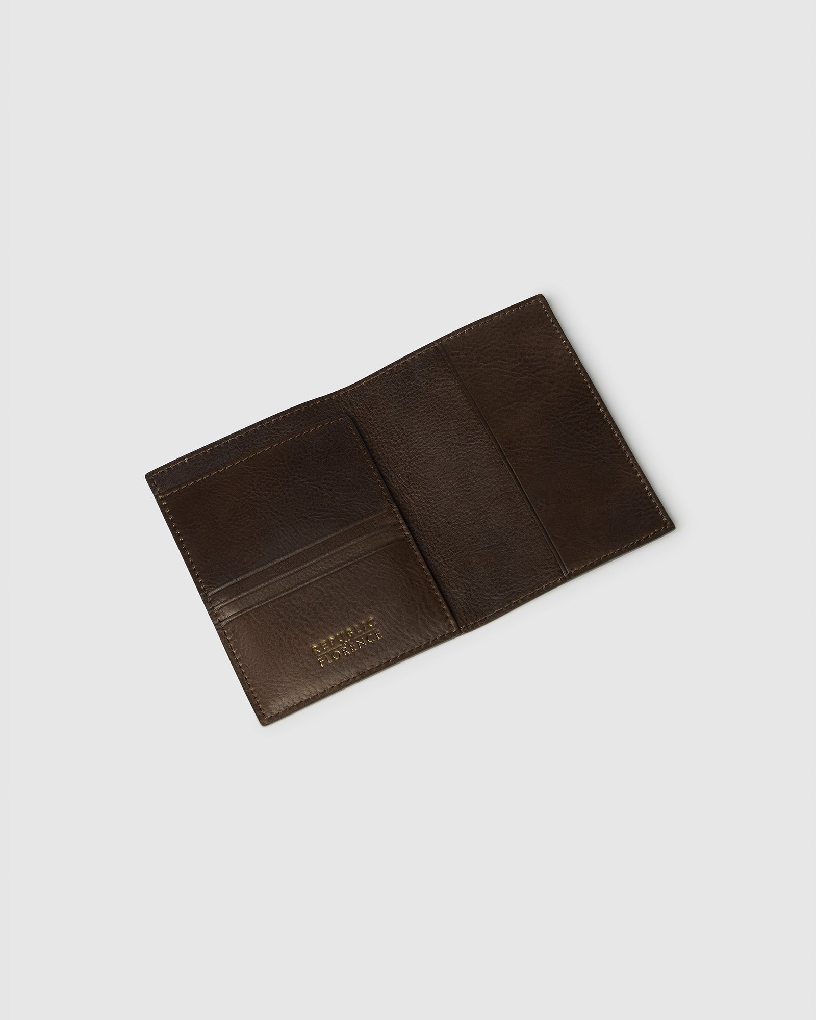 Passport Holder Matt Chocolate