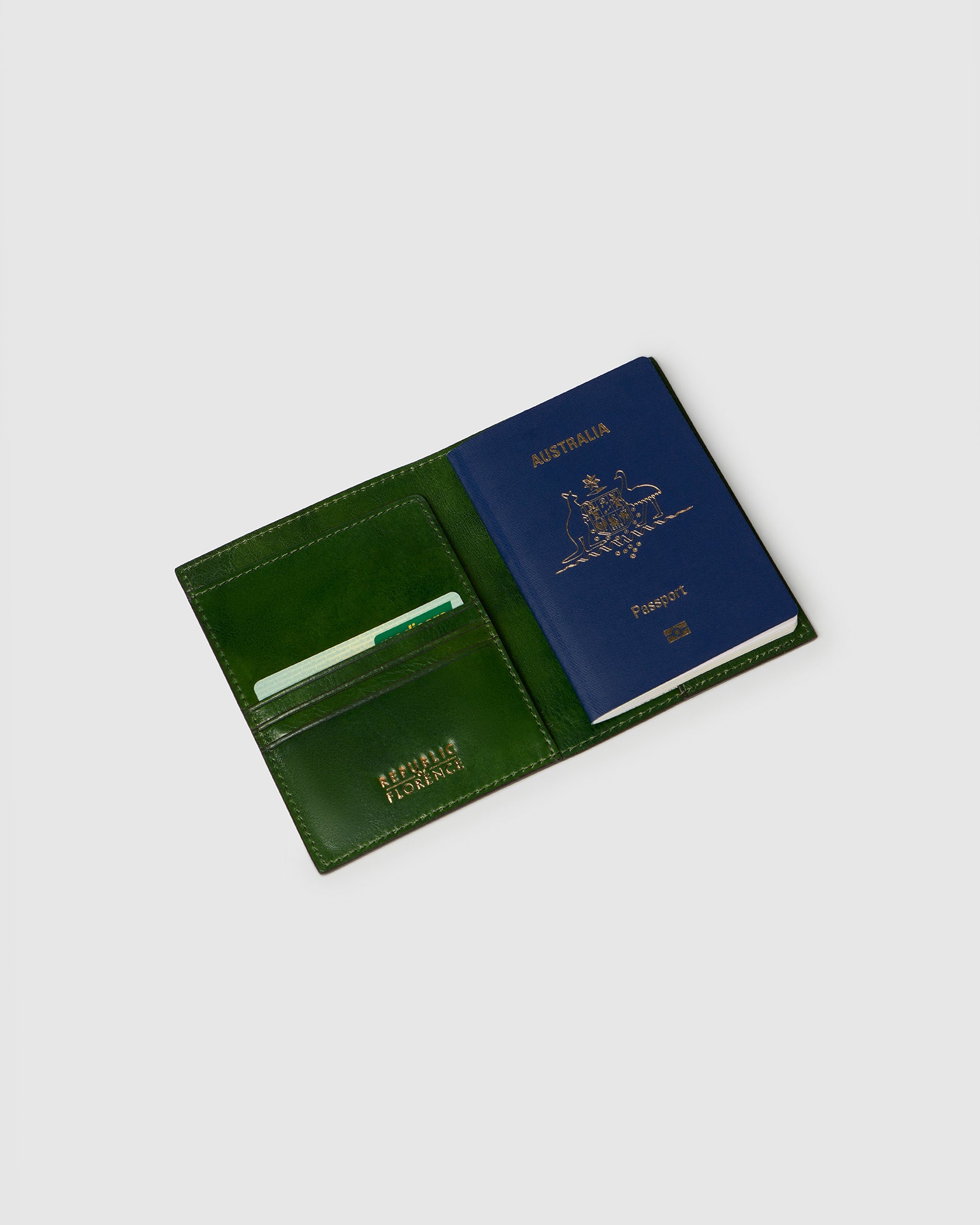 Passport Holder Green
