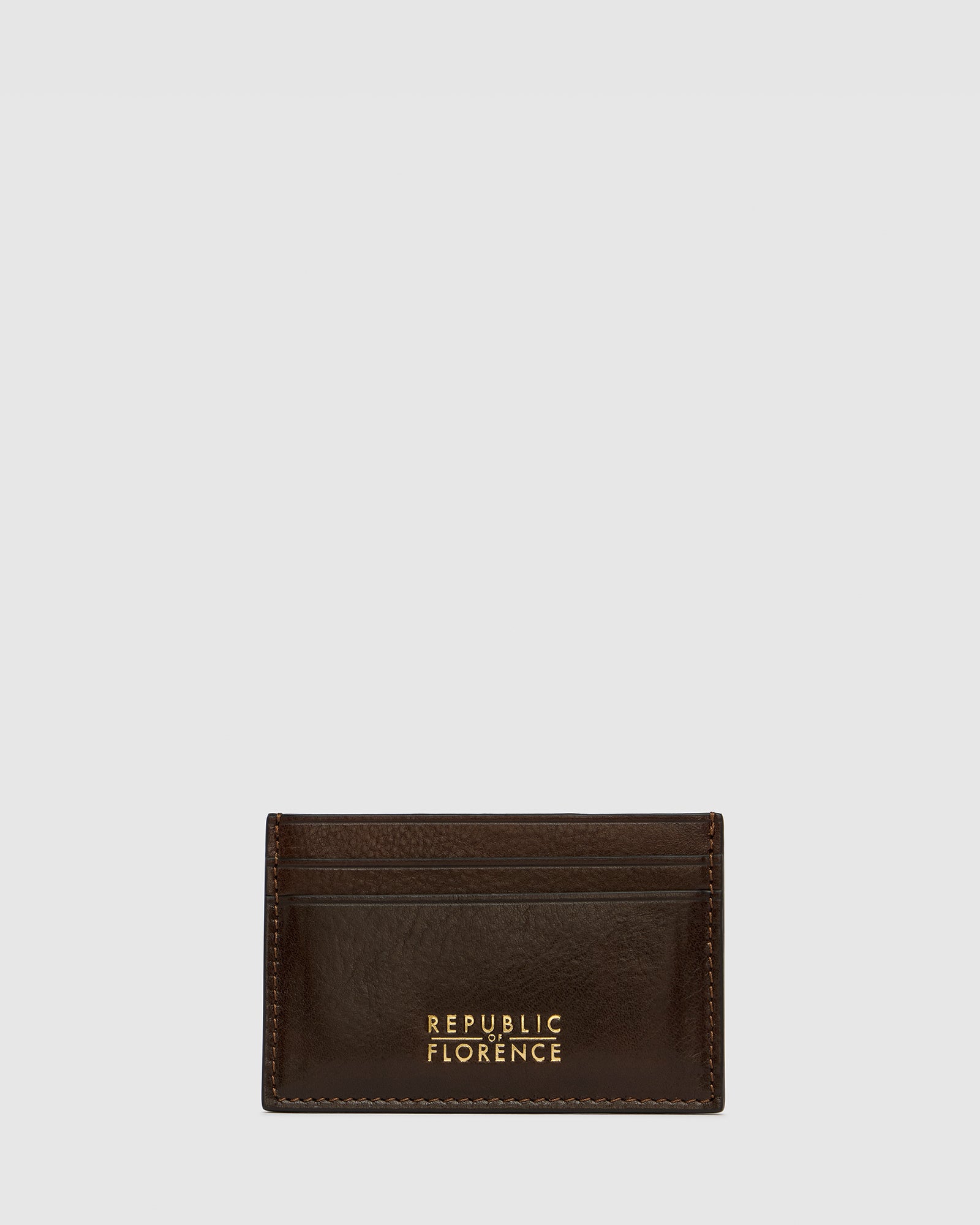 Slim Card Holder Brown