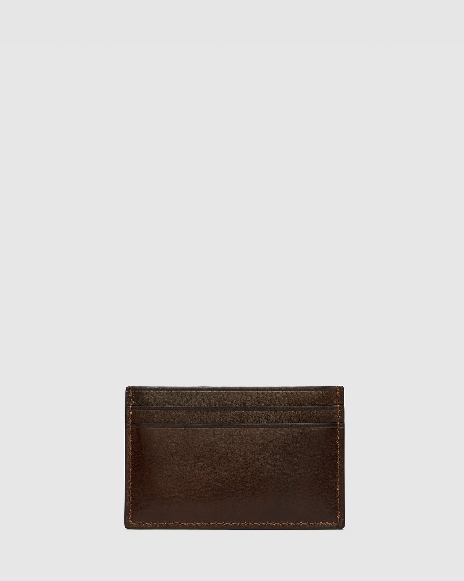 Slim Card Holder Brown
