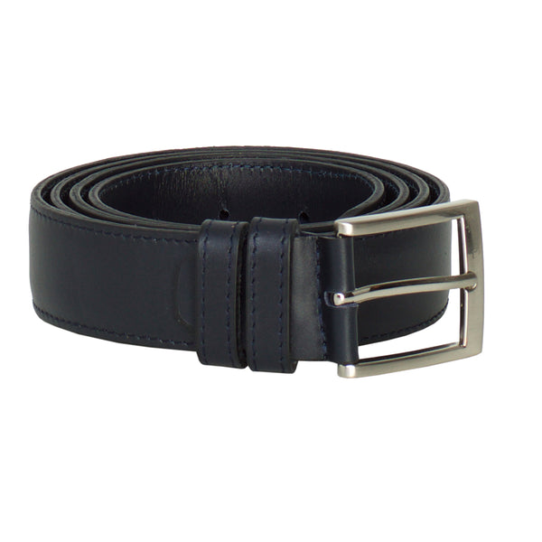 Milano Navy- Leather Belt