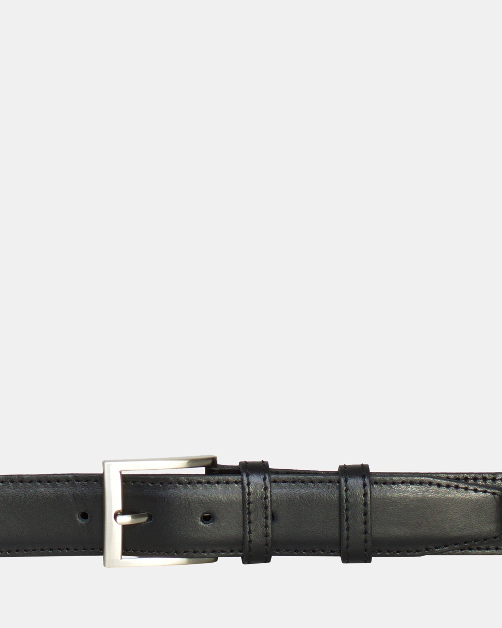 Milano Black - Leather Belt