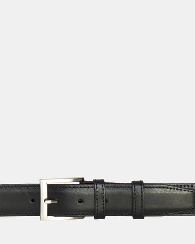 Milano Black - Leather Belt