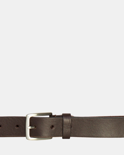Bari Chocolate Leather Belt