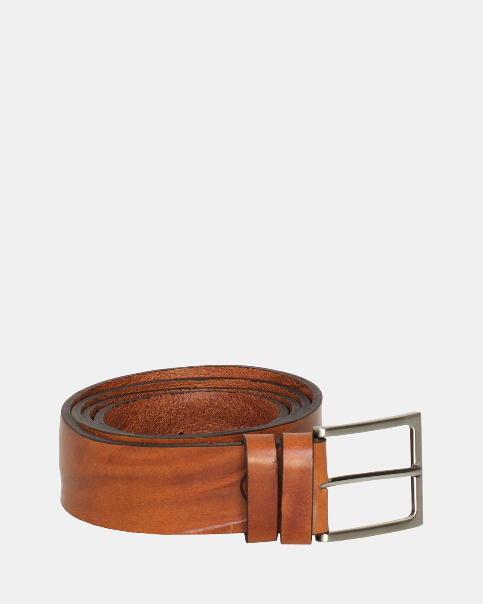 Pisa Brown- Leather Belt - Main Image