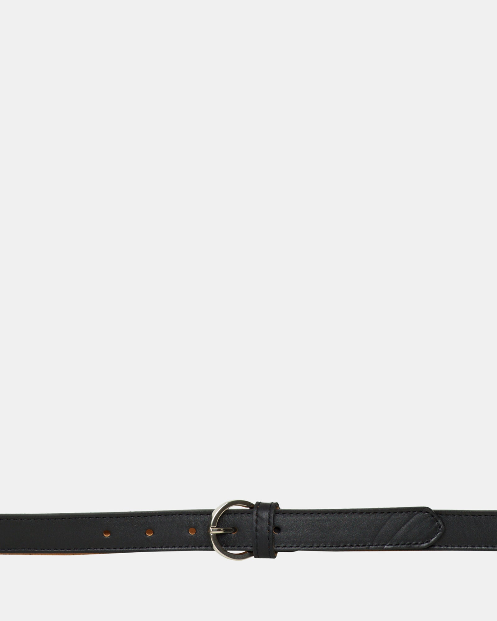 Lucca Black Leather Belt