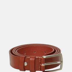 Bari Brown Leather Belt