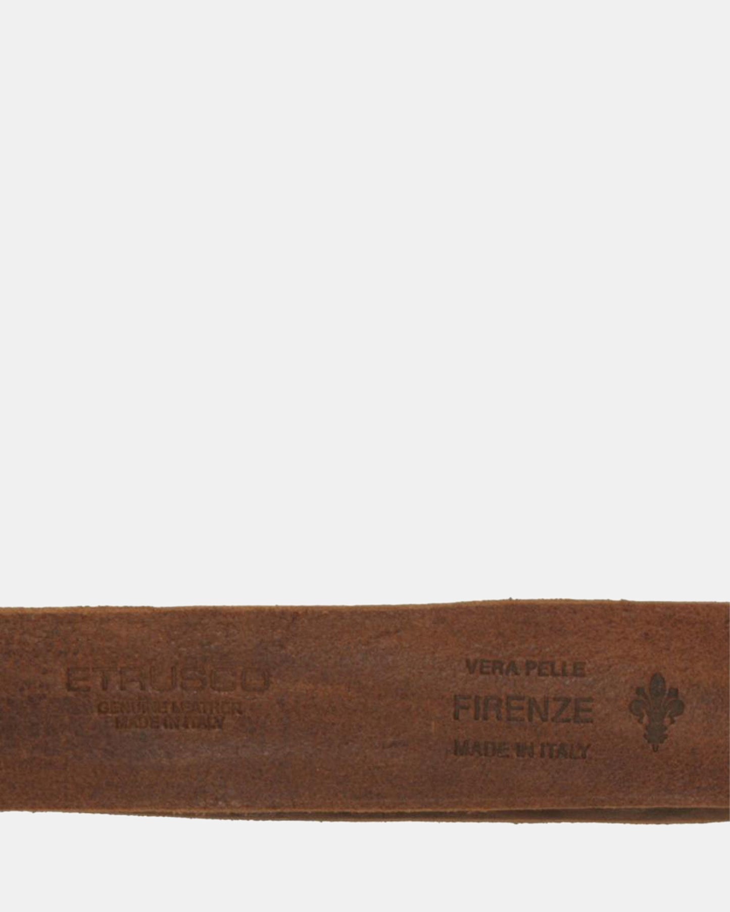 Genova Black Leather Belt