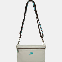 KELLA DODO Grey (M) - Leather Clutch Bag