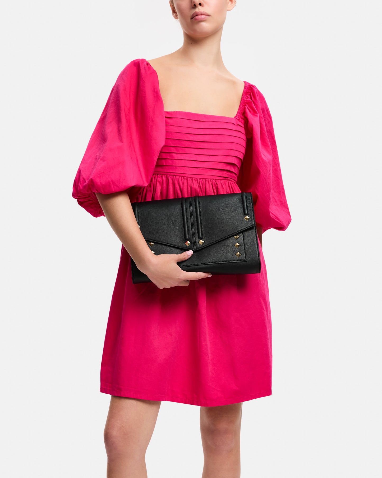 Olivia Black - Leather Clutch