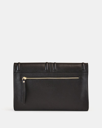 Olivia Black - Leather Clutch