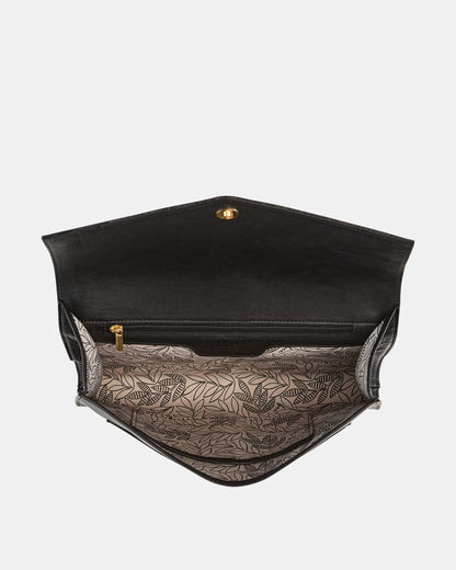 Olivia Black - Leather Clutch