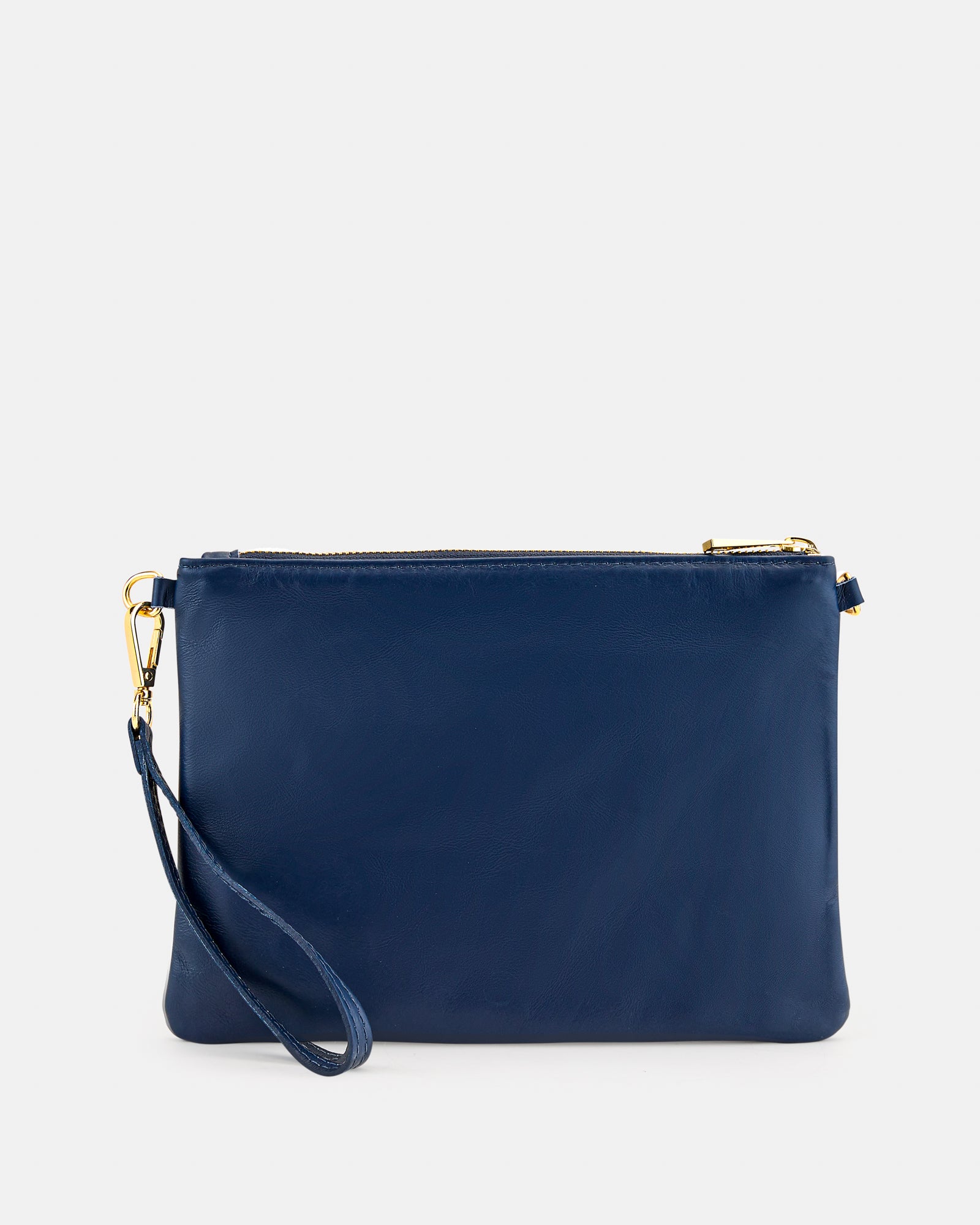 Tully Blue Clutch Bag - leathershop.com.au