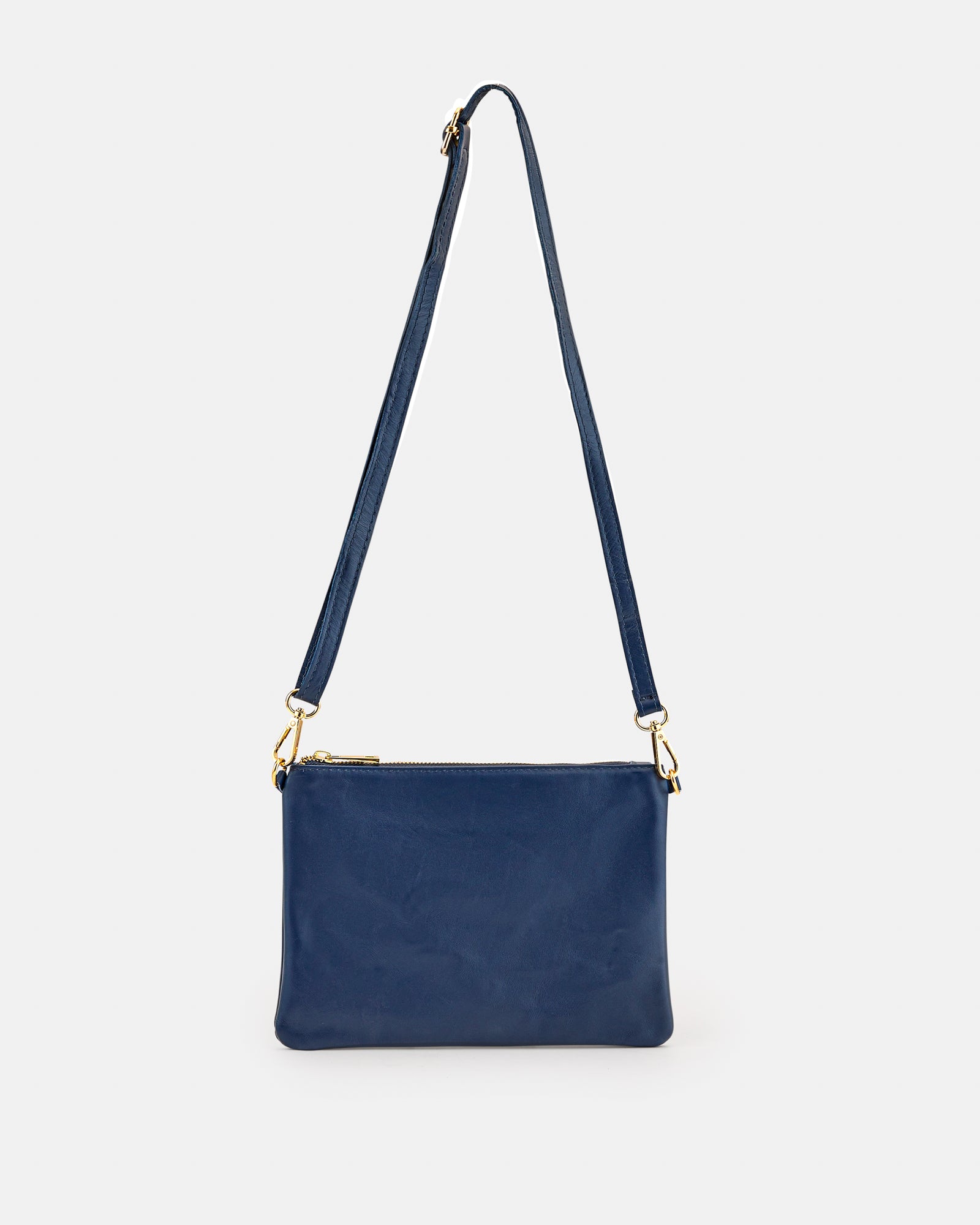 Blue grey orders clutch bag