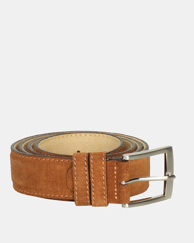 Genova Tan Leather Belt