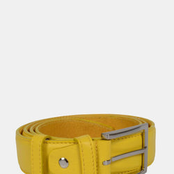 Milano Yellow - Leather Belt
